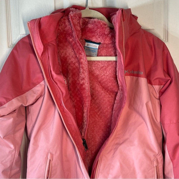 Columbia Girls Winter Pink Jacket 14/16‎ - Picture 4 of 11